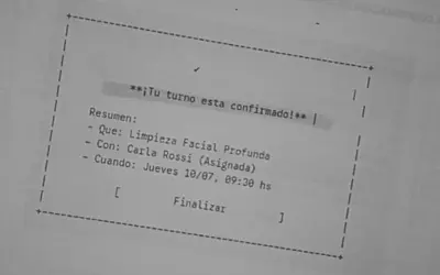 Un boceto temprano de la interfaz de Turnitos en un cuaderno