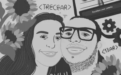 Foto del equipo de TreceAR trabajando en el desarrollo